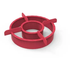 Nordic Ware Checkerboard Cakeverdeler, 20cm rood