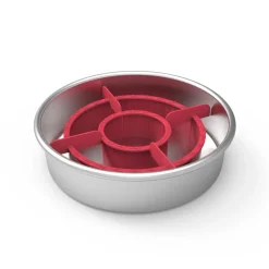 Nordic Ware Checkerboard Cakeverdeler, 20cm rood