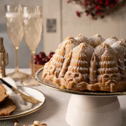 Nordic Ware Very Merry Tulbandvorm, 25,5cm zilver