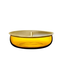 Nude Beret Voorraadschaal, Ø21,4cm amber geel