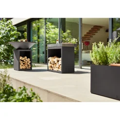 Ofyr Classic+ Storage Black 100 Vuurschaal