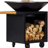 Ofyr Classic+ Storage PRO Black 100 Vuurschaal