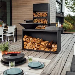 Ofyr Island+ Black 100 Buitenkeuken, keramiek
