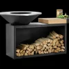 Ofyr Island+ Black 100 Buitenkeuken, teakhout