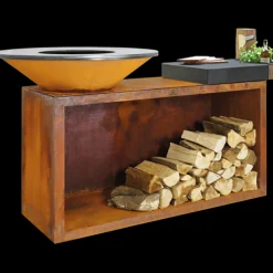 Ofyr Island+ Corten 100 Buitenkeuken, keramiek