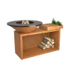 Ofyr Island+ Corten 100 Buitenkeuken, teakhout