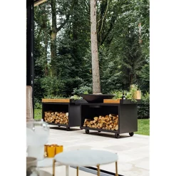 Ofyr Island+ PRO Black 100 Buitenkeuken, keramiek