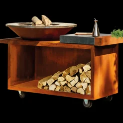 Ofyr Island+ PRO Corten 100 Buitenkeuken, keramiek