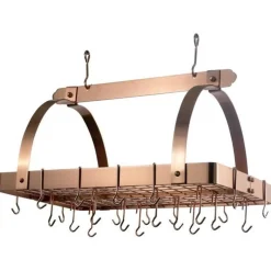 Old Dutch Satin Plafondpannenrek, 76x52cm koper