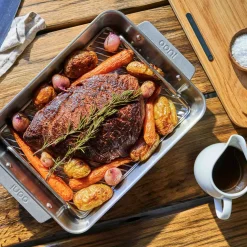 Ooni Braadslede met Grillrooster en Snijplank, 43x30,5cm