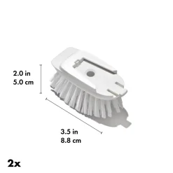 OXO Good Grips Soap Dispensing Afwasborstel Losse Borstelkoppen, 2 stuks