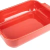 Peugeot Appolia Ovenschaal, 32x22cm rood