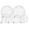 Plate-it Stencils Hexagon, 6-delig