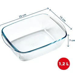 Pyrex Airfryer Ovenschaal Rechthoek, 23x15cm