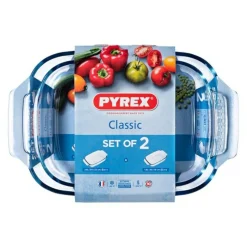 Pyrex Classic Ovenschalenset, 2-delig 34+30cm