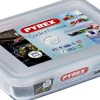 Pyrex Cook & Freeze Schaal Rechthoek met Deksel, 19x14cm