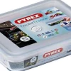 Pyrex Cook & Freeze Schaal Rechthoek met Deksel, 22x17cm