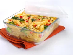 Pyrex Cook & Freeze Schaal Rechthoek met Deksel, 22x17cm
