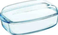Pyrex Slowcook Ovenschaal met Glazen Deksel, 33x19cm