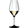 Riedel Fatto A Mano Performance Riesling Mondgeblazen Wijnglas, zwarte voet