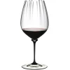 Riedel Fatto A Mano Performance Cabernet Mondgeblazen Wijnglas, zwarte steel