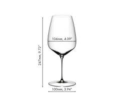 Riedel Veloce Cabernet / Merlot Wijnglas, 4 stuks