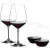 Riedel Wijnglazenset met Cabernet Merlot Wijnglas en Big O Syrah Tumblers, 4-delig