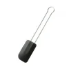 Rösle Pannenlikker Breed Siliconen, 26cm zwart