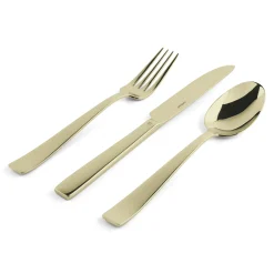 Sambonet Flat Bestekset 62712P81, 24-delig champagne