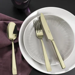 Sambonet Flat Bestekset 62712P81, 24-delig champagne