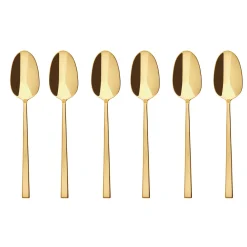 Sambonet Rock Espressolepels 52762GA7, 6-delig goud