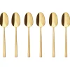 Sambonet Rock Koffielepels 52762GA6, 6-delig goud