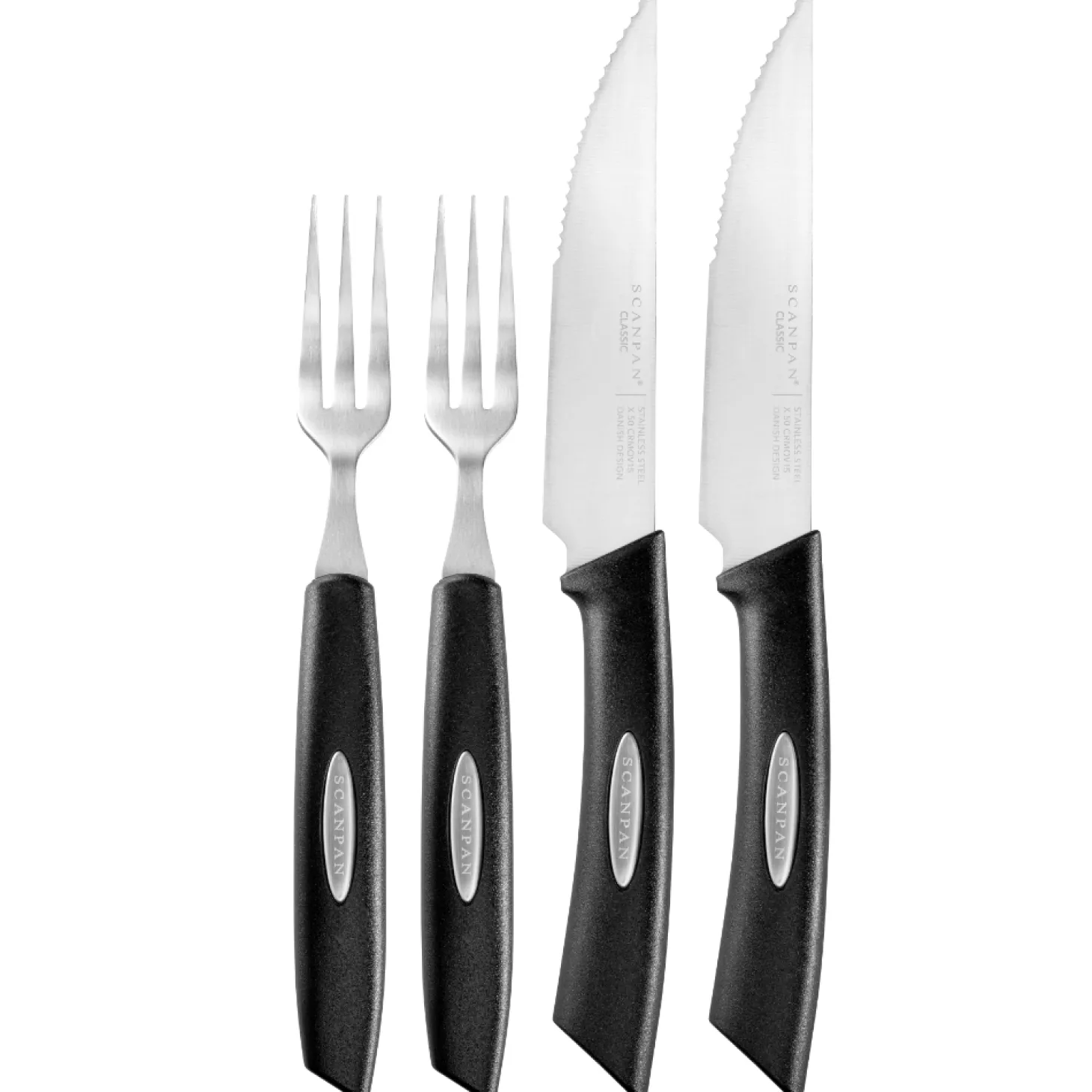 Scanpan Classic Texas Steakbestekset, 4-delig