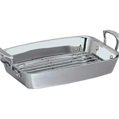 Scanpan Impact Braadslede met Grillrooster, 42x26cm