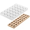 Silikomart Bonbon Kit Cuore 01, 2-delig 24-vaks