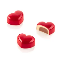 Silikomart Bonbon Kit Cuore 01, 2-delig 24-vaks
