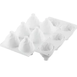 Silikomart Chantilly 120 Siliconen Patisserievorm, 6-vaks