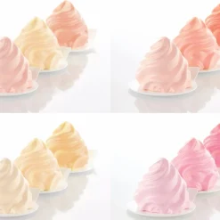 Silikomart Chantilly 120 Siliconen Patisserievorm, 6-vaks