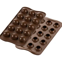 Silikomart Easy Choc Tartuf Bonbonvorm SCG50, 15-vaks