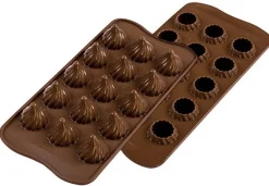 Silikomart Easychoc Choco Flame Chocoladevorm, 15-vaks