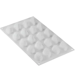 Silikomart Quenelle 10 Siliconen Patisserievorm, 20-vaks
