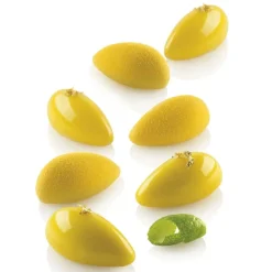 Silikomart Quenelle 10 Siliconen Patisserievorm, 20-vaks