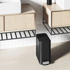 Simplehuman Smalle Pedaalemmer, 5L zwart
