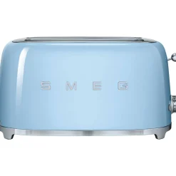 Smeg Broodrooster 2x4 TSF02PBEU, pastelblauw