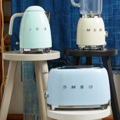 Smeg Broodrooster 2x2 TSF01PBEU, pastelblauw