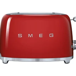 Smeg Broodrooster 2x2 TSF01RDEU, rood