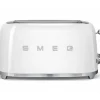 Smeg Broodrooster 2x4 TSF02WHEU, wit