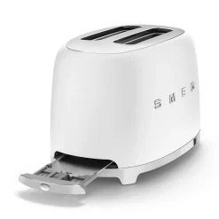 Smeg Broodrooster 2x2 TSF01WHMEU, mat wit