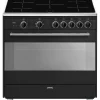 Smeg Classica Concerto Inductiefornuis BG91IAN2, 90cm antraciet