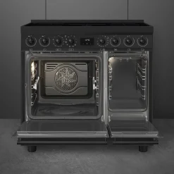 Smeg Classici Sinfonia Inductiefornuis C92IPN2, 90cm mat zwart